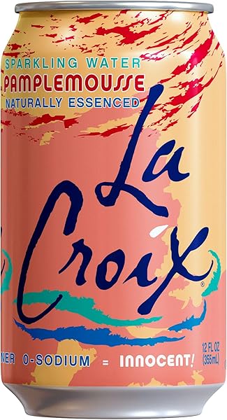 LACROIX, SPARKLING WATER, PAMPLEMOUSSE GRAPEFRUIT, 12 FL OZ (PACK OF 12)