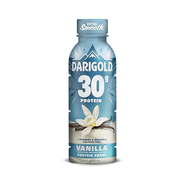 DARIGOLD READY TO DRINK VANILLA PROTEIN SHAKE, 30G PROTEIN- 14OZ BOTTLE
