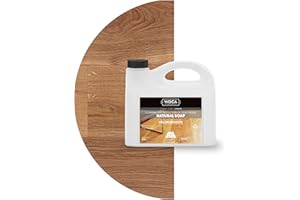 WOCA Natural Soap, Natural |2.5 L| - Concentrated Wood Cleaner for oil or wax finished hardwood floors, tables, millwork, cutting boards, and countertops.