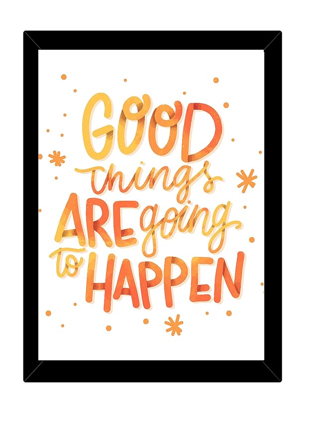 Decor Frames Inspirational , Motivational Quotes frame 9 X 13 Inches