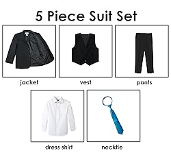 Spring Notion Big Boys' Modern Fit Dress Suit Set