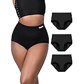 TIICHOO Incontinence Underwear for Women Washable Protective Briefs 3 Pack