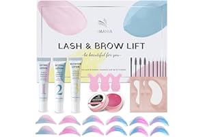 PERMANIA Korean Lash Lift Kit, Tube Design Easy to Apply Brow Lamination Kit, for Natural Results Instant Lifting & Curling with Detailed Instruction (with Glue Balm)