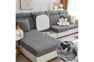 Disayu Magic Sofa Covers Sectional Couch Covers Sofa Covers Washable 2024 New Couch Cushion Covers Soothing Home Sofa Covers Sofa Hero Covers Stretch Slipcovers (Gray,Chaise Cover)