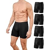 Bamboo Viscose Mens Underwear, Boxers for Men,Boxer Briefs 4-Pack - Ultra-Soft, Breathable,Moisture-Wicking, Stretch Fit