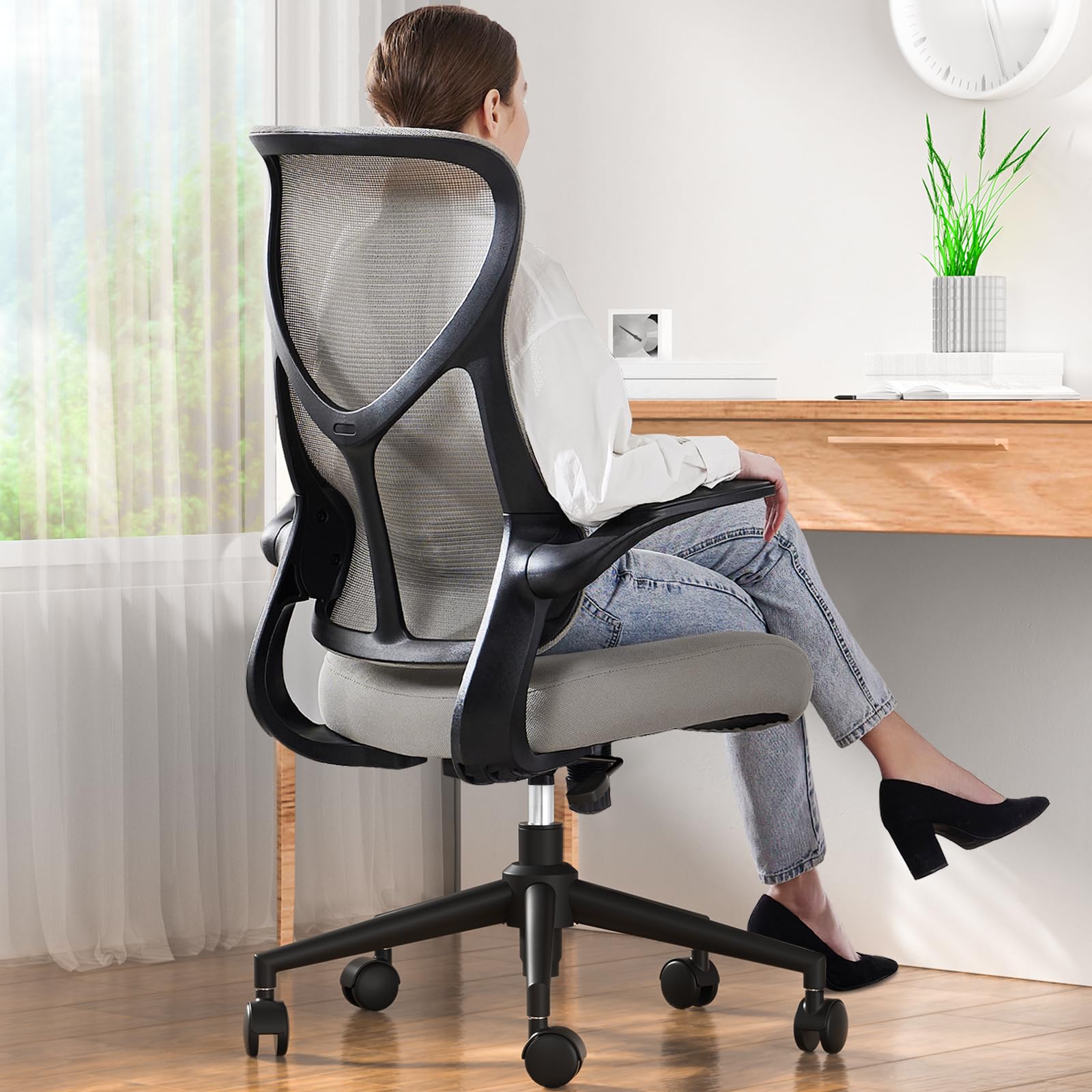 Sweetcrispy Ergonomic Office Desk Computer