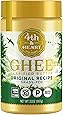 4th & Heart Grass Fed Ghee Clarified Butter, Keto, Pasture Raised, Non-GMO, Lactose and Casein Free, 32 oz