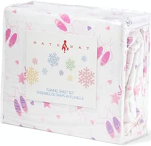 Amazon.com: Nate & Nat 4pc Ballerina Twin Sheet Set 100% ...