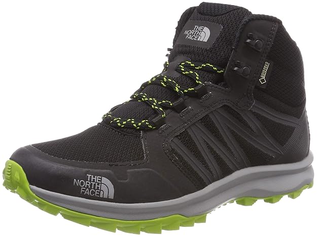 THE NORTH FACE Herren Litewave Fastpack Mid Gore-tex Trekking-& Wanderstiefel, Turbulence Grey/TNF Red, 39 EU