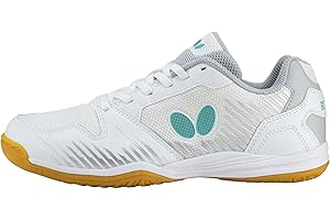 Butterfly Lezoline Vilata Shoes - Wide Width Table Tennis Shoe with Superb Grip, Lightweight, Quick and Accurate Footwork Sup