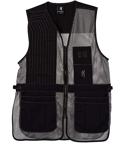 Bob-Allen Left-Handed Shooting Vest – Navy, X-Large – Built Tough For Outdoor & Recreational Use