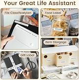 Phomemo D30 Label Printer Bluetooth Wireless Mini Label Maker view 6