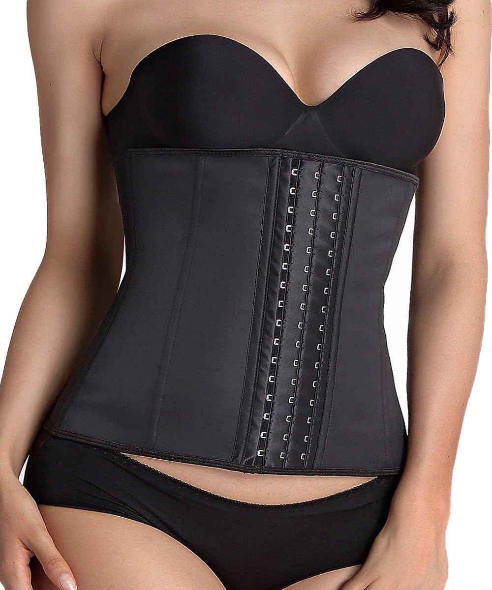 Manladi Women Slimming Body Shaper Latex Waist Trainer Vest Weight Loss Waist Cincher