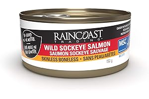 Raincoast Trading Wild Sockeye Salmon - Skinless Boneless (Case of 12 cans)
