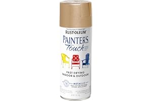 Rust-Oleum Painter's Touch General Purpose Spray Paint, 11 oz, Metallic Gold