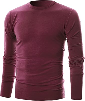 mens slim fit thermal shirt