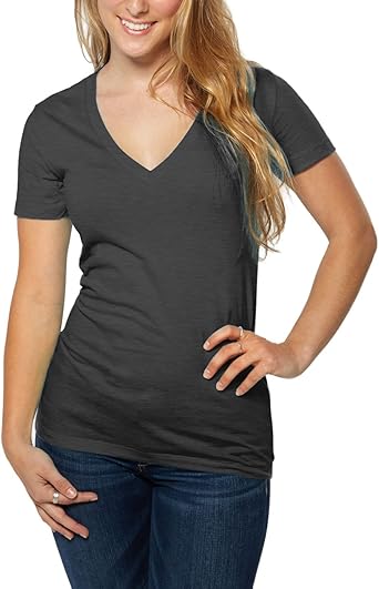 cool v neck t shirts women's