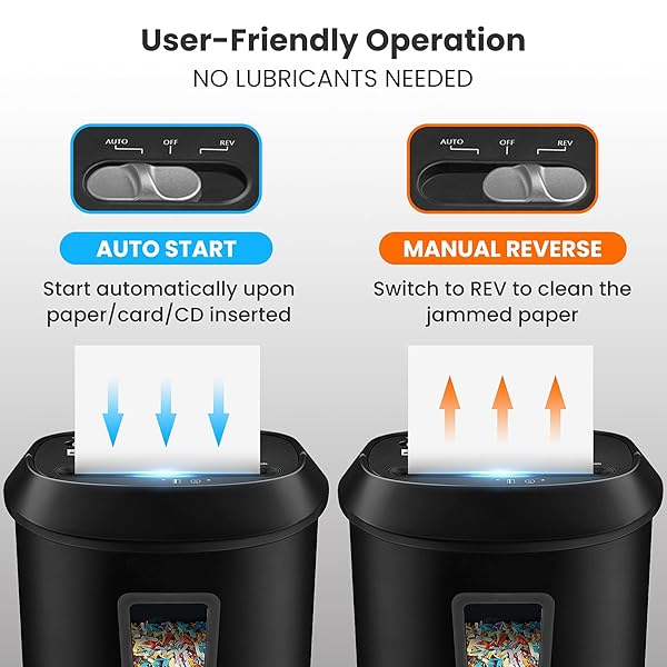 VIDATECO PAPER SHREDDER 14-SHEET CROSS-CUT SHREDDER WITH US PATENTED CUTTER,ALSO SHREDS CARD/CD,HEAVY DUTY PAPER SHREDDING MACHINE FOR HOME OFFICE,FAST WITH JAM PROOF SYSTEM,6.6-GALLON BASKET (ETL)