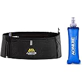 ICE FLAME Running Belt, Fitness and Running Fanny Pack for Women and Men, Waist Band Pack for Phone Keys Money, Moisture Wicking Storage Belt