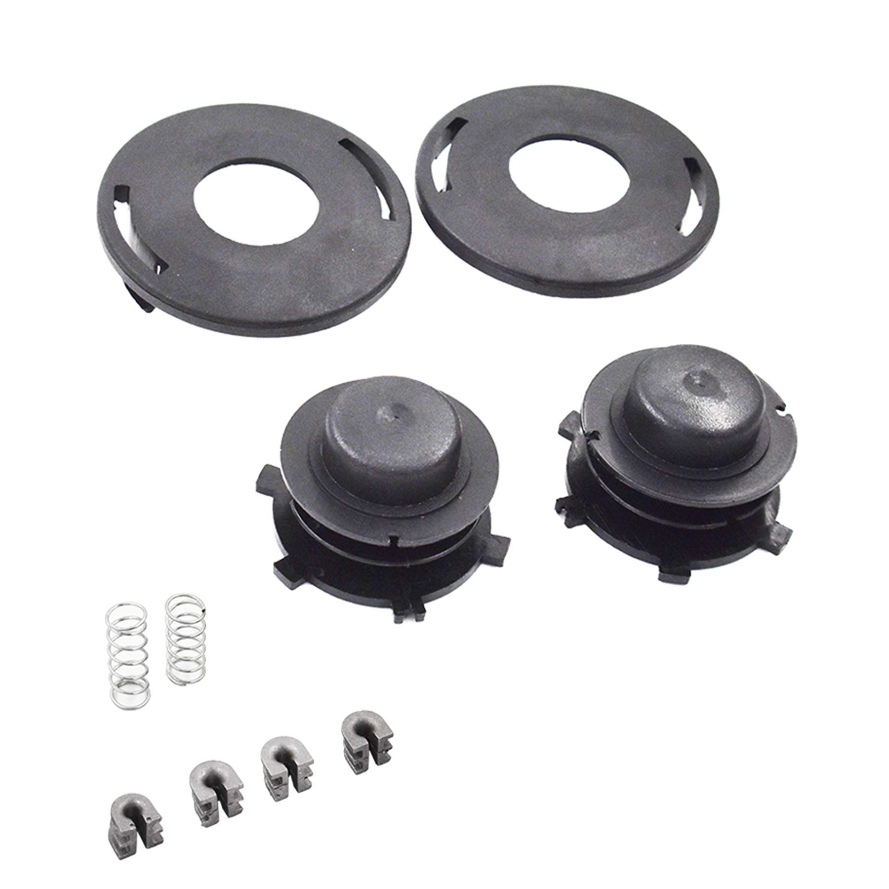 Photo 1 of ALL-CARB 2 Pack Trimmer Head Spool Cover Cap Kit Replacement for Stihl 25-2 FS80 FS85 FS45 FS55 FS100 FS120 FS130 FS90 FS110 FS56 FS60