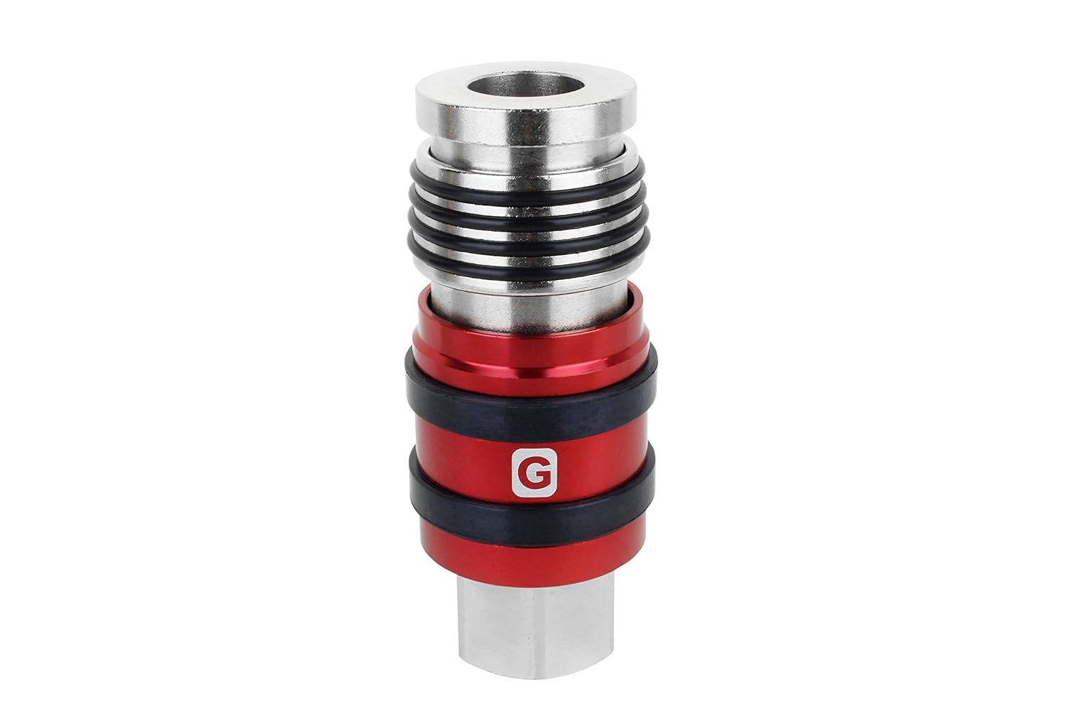 Milton 2 In ONE Universal Safety Exhaust Coupler – 1/2" FNPT x 1/2" Body Flow, Safely Bleeds Excess Air and Disengages Fittings: Industrial & Scientific