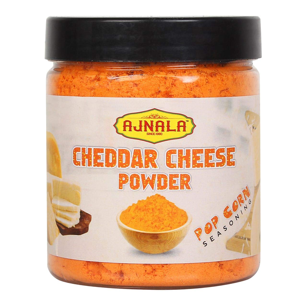 Ajnala Cheddar Cheese Powder in Shaker Jar Perfect for PopCorn, Making