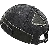 YeeHeen Men Dome Brimless Hats Sailor Docker Beanie Cap Hip Hop Skull Caps