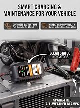 MOTOPOWER MP00205A 12V 800mA Battery Charger Maintainer UK Plug view 2