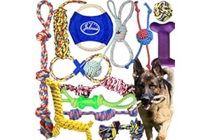 Jalousie 14 Pack Puppy Chew Dog Rope Toy Assortment for Small Medium Large Breeds