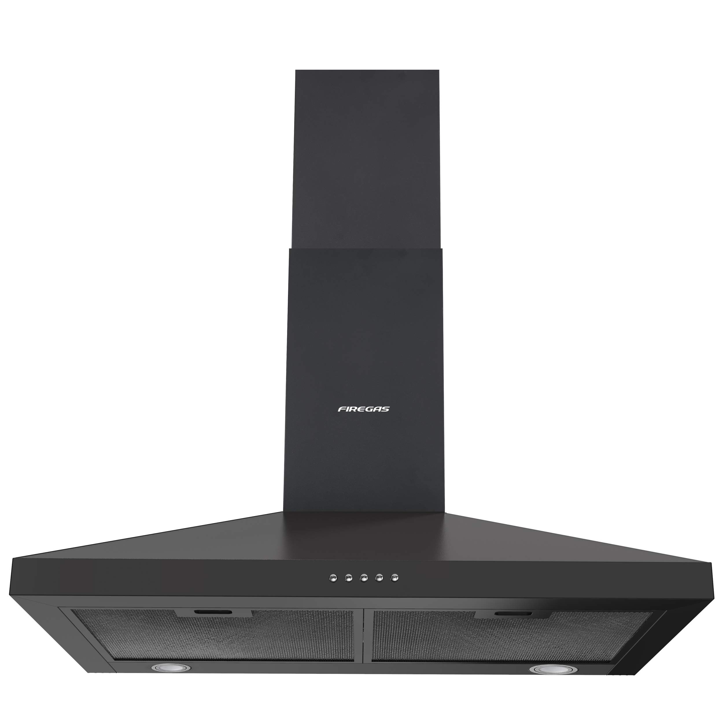 FIREGAS 30 inch Black Range Hood,Convertible Wall Mount Range Hood with