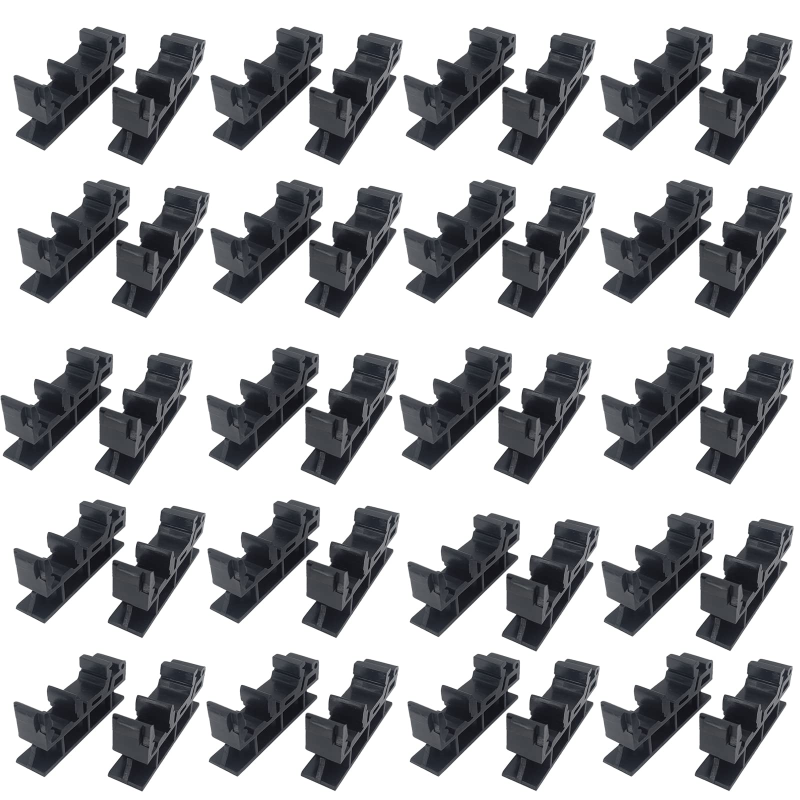 Jienk 20Sets C45 DIN Rail PCB Mounting Bracket