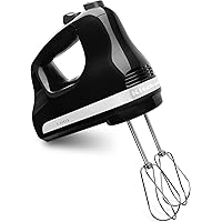 KitchenAid KHM512OB 5-Speed Hand Mixer, Onyx Black
