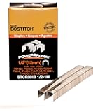 BOSTITCH STCR50191/2-1M 1/2-Inch by 7/16-Inch Heavy-Duty PowerCrown Staple (1,000 per Box)