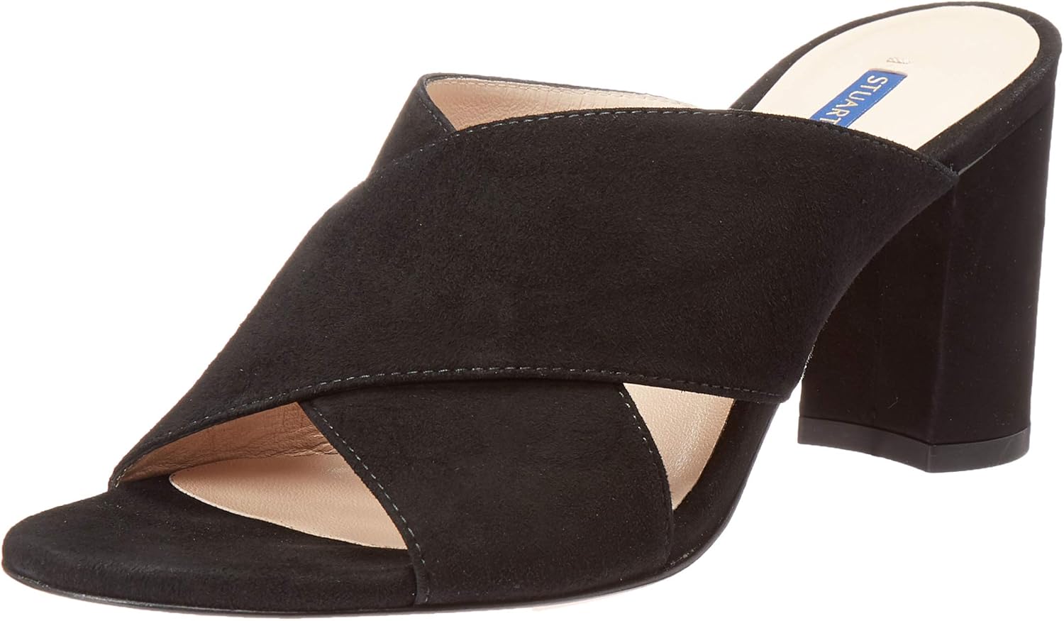 stuart weitzman galene leather mules