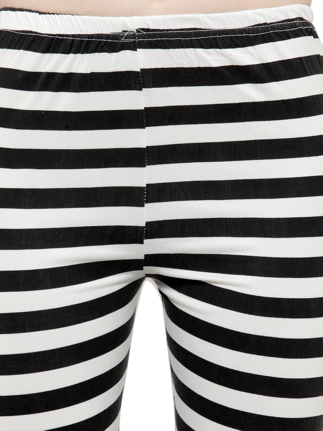 n-gal women black white printed nightwear pajama loungewear set - nayn44-white