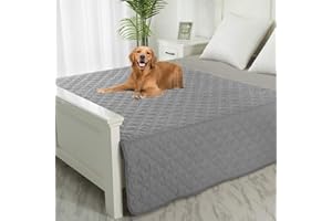 SPXTEX Dog Bed Cover Washable Pee Pads Dog Blankets for Puppy Large Dog Cat,Sofa Reversible Changing Pad Reusable 1 Piece（68"x82",Dark Grey+Grey）