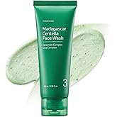 TOSOWOONG Madagascar Centella Face Wash, Mochi Whip with Capsules for Blackheads, Clogged Pores, Excess Sebum, Troubled Skin, Calming with 9 Cica Complex, Korean Skincare, 100 ml / 3.38 fl. oz.