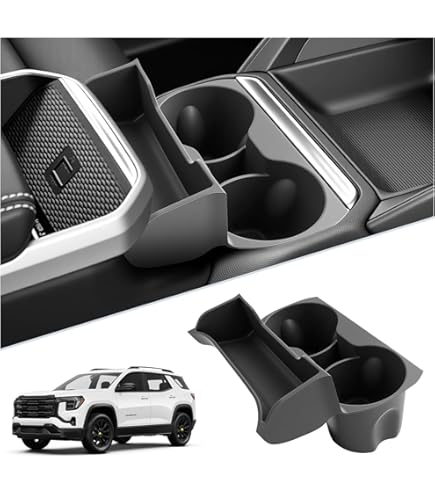 Luwu For 2025 2026 Gmc Terrain Accessories For 2025 2026 Gmc Terrain Elevation At4 Denali Door Slot Mats Cup Holder Inserts Center Console Liners Mats Black Trim 15 Pcs Sets - View #2
