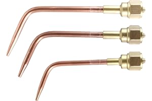 SÜA - (3 PACK) Welding Nozzle Replacement for 300 Series Victor torch handles. Sizes: 000, 00 and 0