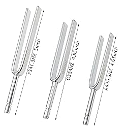 8 Packs Tuning Fork Set With Striking Hammers