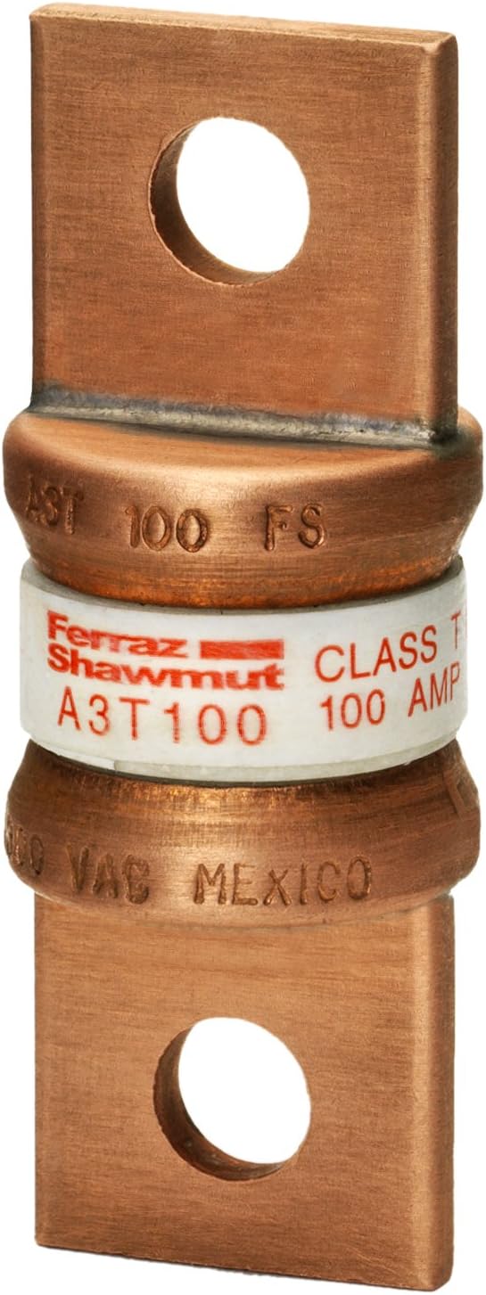 Mersen A3T100 300V 100A T Fuse, 5Pack