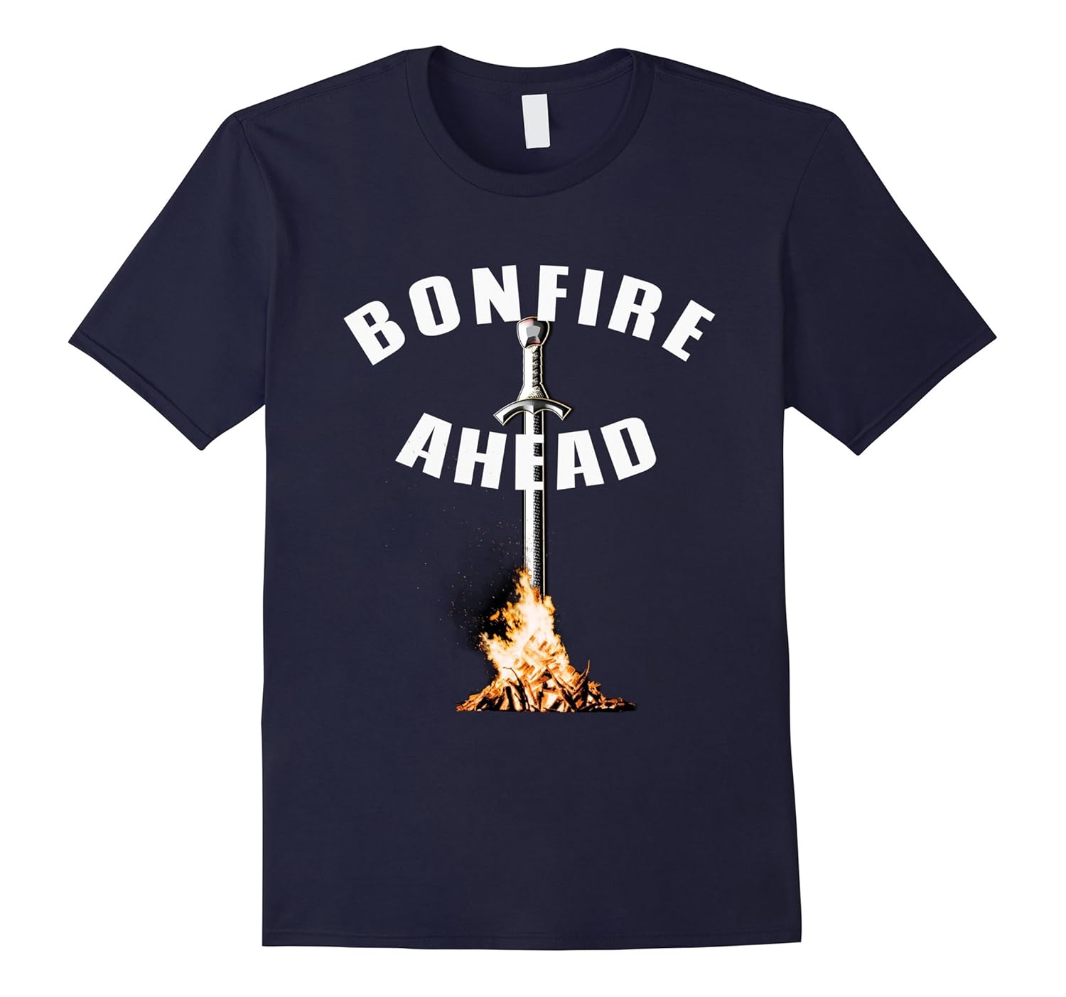 Bonfire Ahead Shirt for gamers with souls in dark places-ANZ