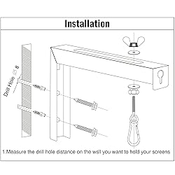 Universal Projector Screen L-Bracket Wall Hanging