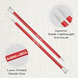 KnitPro Zing Single Pointed Needles 10 inches 9.00 mm view 2
