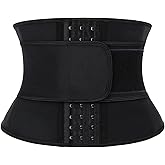 Atbuty Short Torso Waist Trainers Cincher for Women Corset Underbust Latex Sport Girdle Hourglass Body Shaper