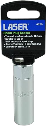 Laser 6370 Spark Plug Socket 3/8 D 16mm Thin Wall Chrome Vanadium view 3