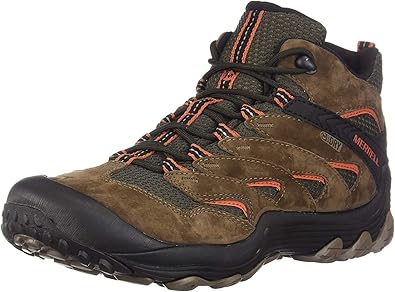 merrell men's chameleon 7 mid waterproof hiking boots