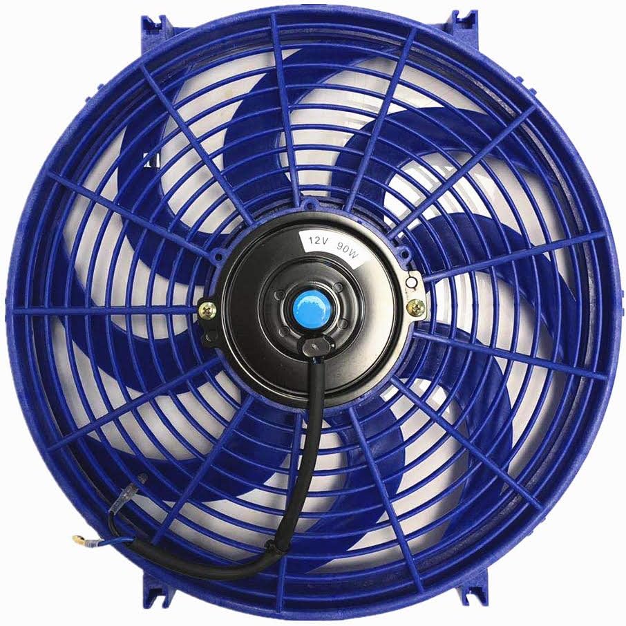 Upgr8 Universal High Performance 12V Slim Electric Cooling Radiator Fan