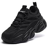 BCALLX Women's Walking Shoes Cushion Running Tennis Shoes Non-Slip Comfortable Breathable Workout Gym Sports Athletic Fashion Sneakers