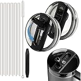 2 Pack 40 oz Tumbler Detachable Flip Straw Lid Replacement Fit Stanley Quencher ProTour, Spill Proof Splash Resistant Tumbler Lids, No Spill Flip Top Tumbler Cover for Stanley Cup Accessories